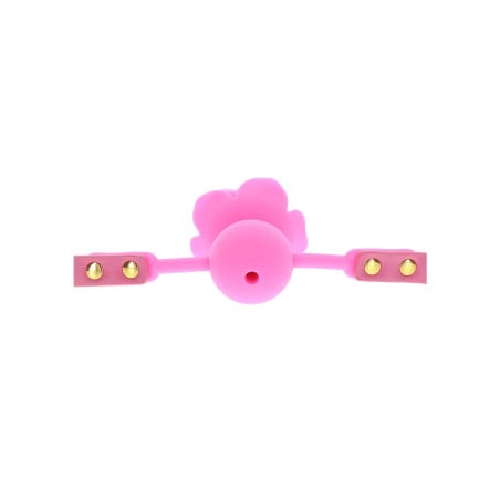 Malibu Rose Ball Gag - Ball gags for cross-dressers