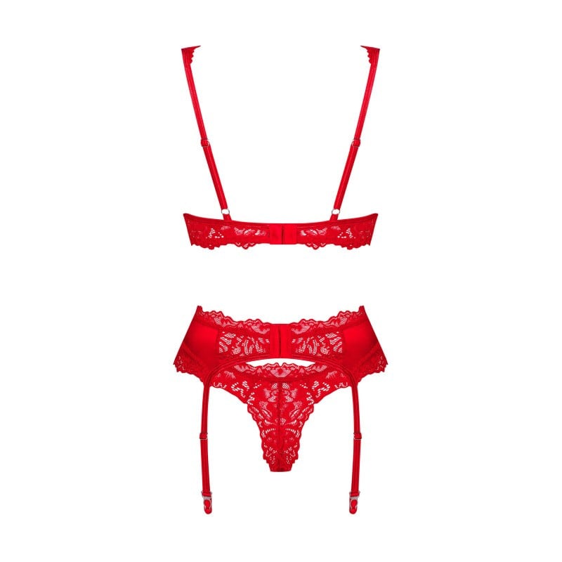 Ensemble 3 pièces Amor Cherris - Ensemble lingerie sexy pour travestis