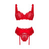 Amor Cherris 3-piece set - Sexy set for cross-dressers Amor Cherris 3-piece set - Sexy set for cross-dressers