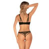 Ensemble noir Nesari - Ensemble lingerie sexy pour travestis Ensemble noir Nesari - Ensemble lingerie sexy pour travestis
