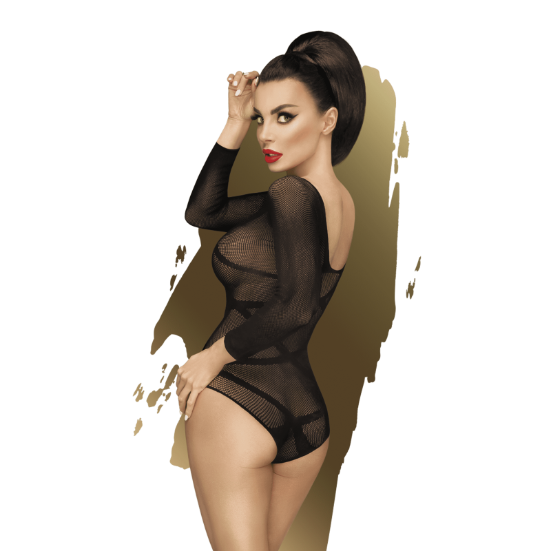 Black Bodysuit High On Love - Sexy bodysuits for cross-dressers