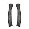 Mosaic Black Mesh Mittens - Gloves and boas Mosaic Black Mesh Mittens - Gloves and boas