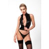Gilet col haut noir Glam - Hauts pour travestis Gilet col haut noir Glam - Hauts pour travestis