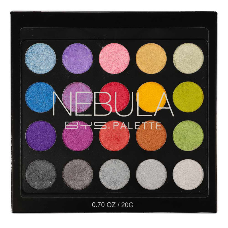 Palette 20 Fards Métalliques Nebula - Yeux