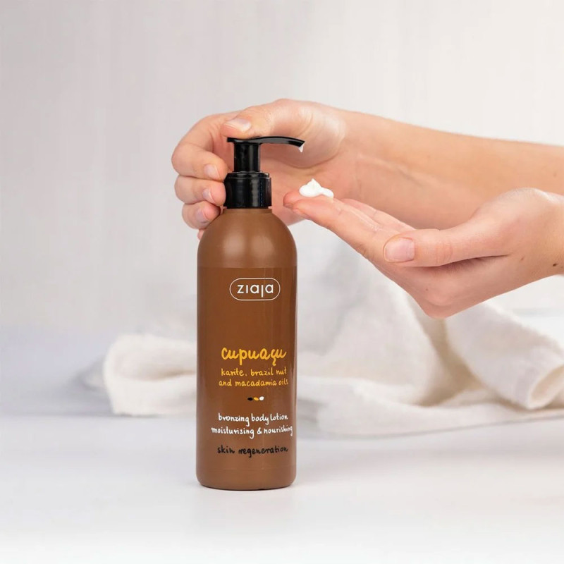 Macadamia & Cupuaçu Self-Tanning Milk - Skin tone