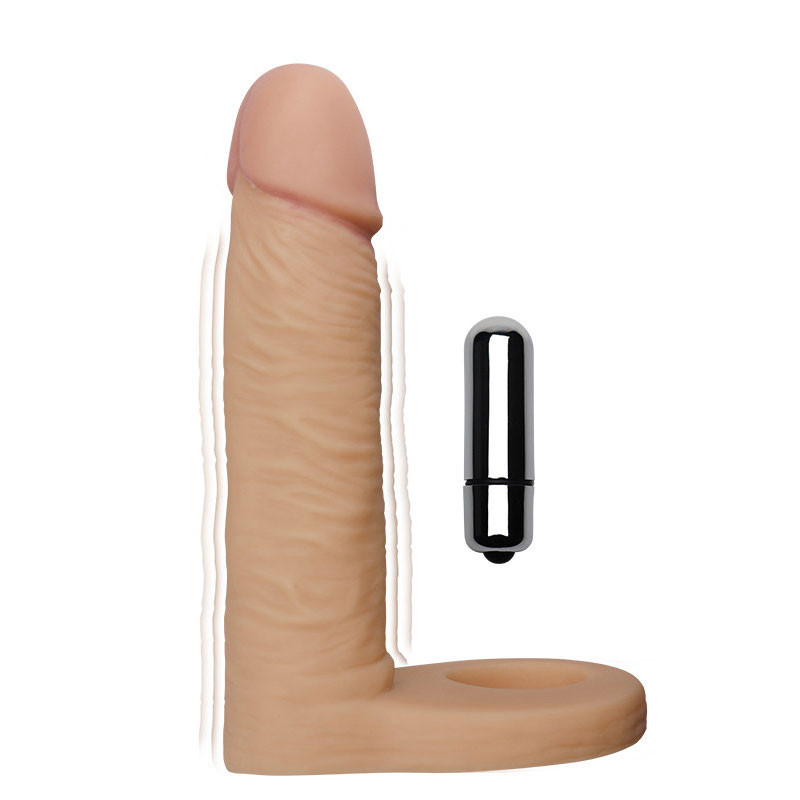 Double pénétrateur vibrant Ultra Soft Double - Double godes pour travestis