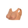 Combinaison faux seins col rond - Bustes silicone pour travesti Combinaison faux seins col rond - Bustes silicone pour travesti