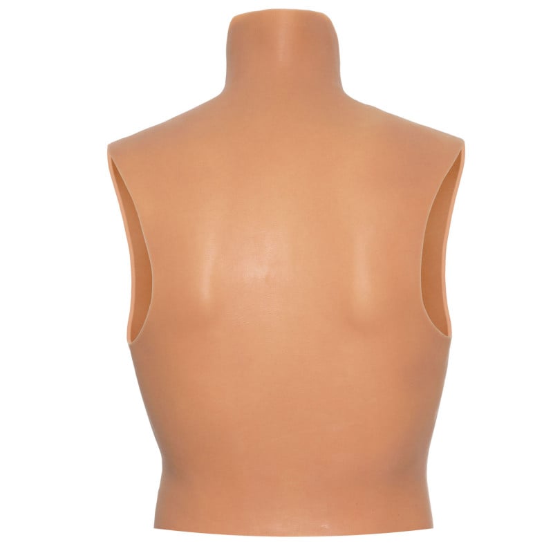 Long silicone suit E - Silicone breast combinations for cross-dressers