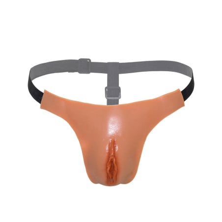 String faux vagin pénétrable - Vagins réalistes String faux vagin pénétrable - Vagins réalistes