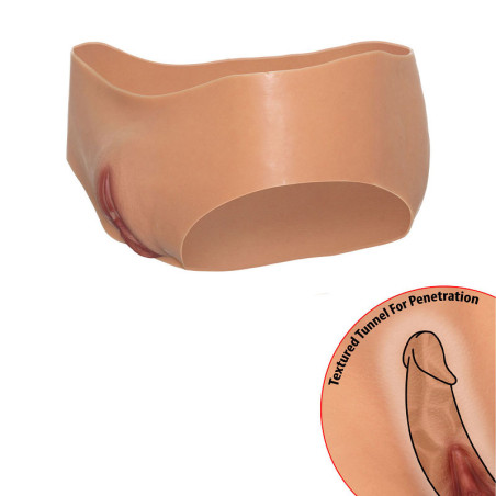 Slip faux vagin pénétrable - Vagins réalistes