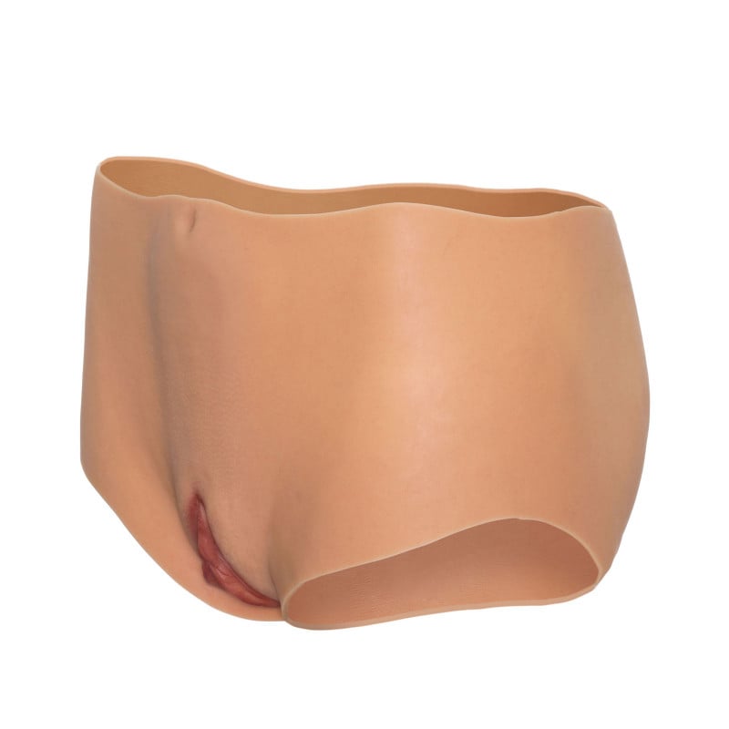 Slip Faux Vagin Double pénétration - Vagins réalistes