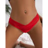 Culotte croisée rouge ouvert sur les fesses - Culottes / Strings Culotte croisée rouge ouvert sur les fesses - Culottes / Strings