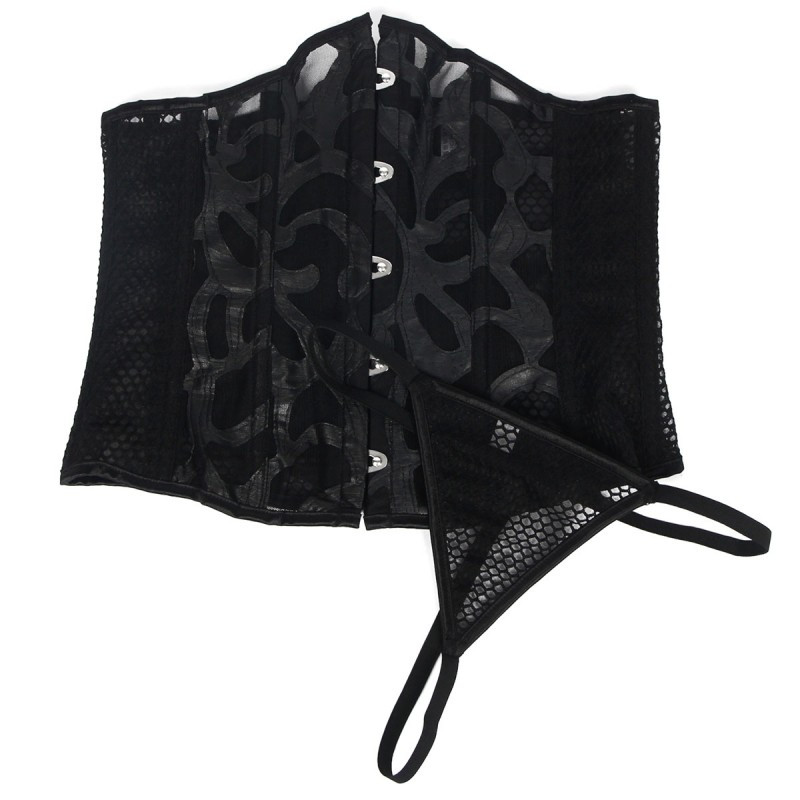 Tulle Underbust Waist Cincher - Corsets for cross-dressers