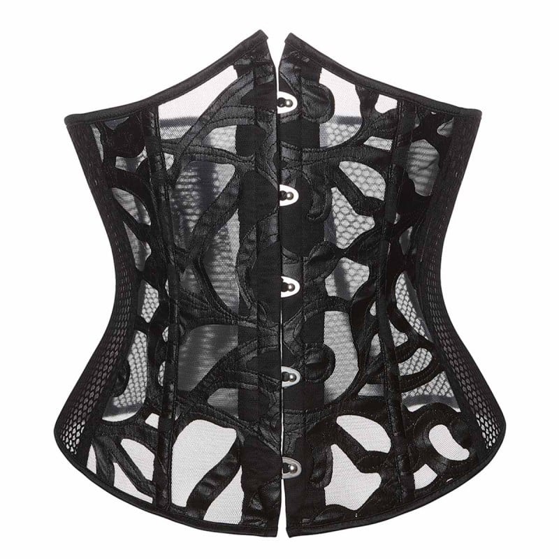 Serre Taille Underbust en tulle - Corsets pour travestis