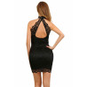 Robe noir Ras Cou en dentelle - Robes pour travestis Robe noir Ras Cou en dentelle - Robes pour travestis