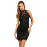 Robe noir Ras Cou en dentelle - Robes pour travestis Robe noir Ras Cou en dentelle - Robes pour travestis