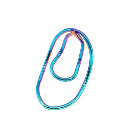 Fufu métal bleu pétrole - Tucking