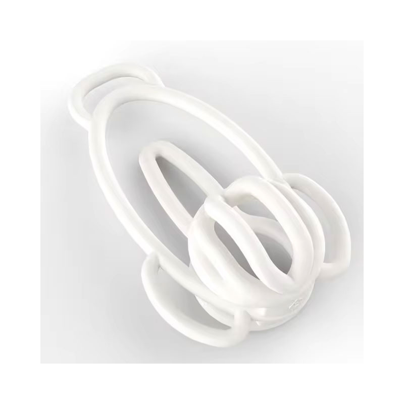 Fufu de chasteté blanc avec harnais - Tucking