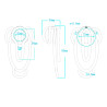White chastity fufu with harness - Tucking White chastity fufu with harness - Tucking