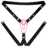 Fufu de chasteté transparent avec harnais - Tucking Fufu de chasteté transparent avec harnais - Tucking
