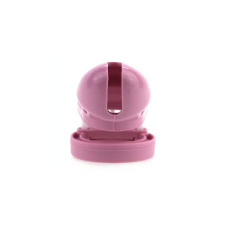 Cage de chasteté en silicone 7 x 3.3 cm Rose - Cages de chasteté pour travestis