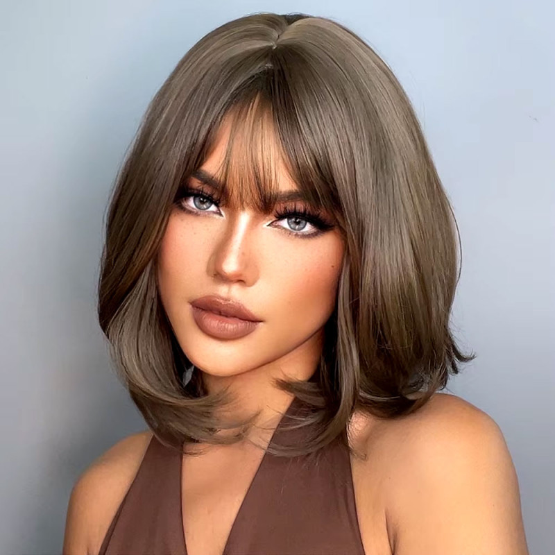 Brown Lula Wig - Chestnut