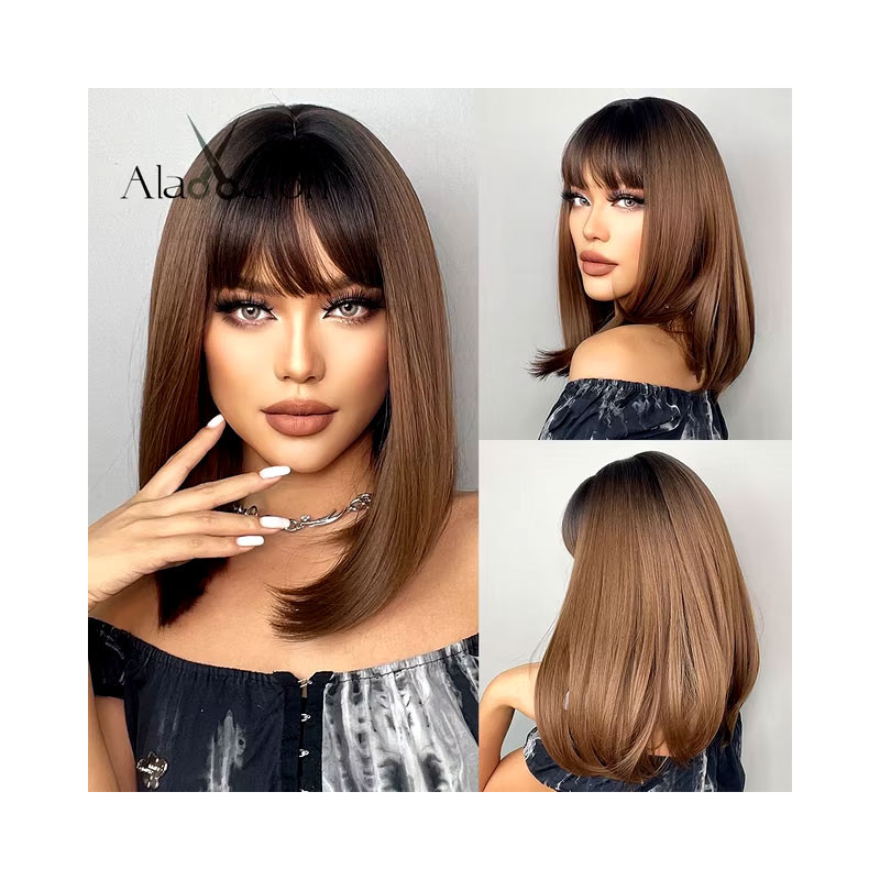 Norma brown wig - Chestnut