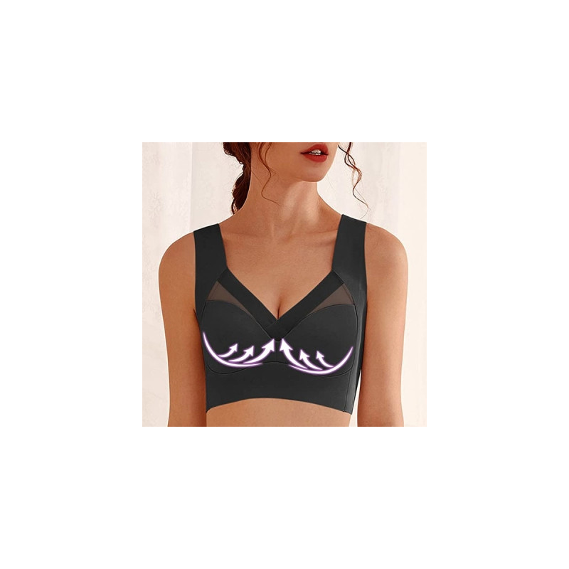Soutien-gorge push up noir - Redresses seins pour travestis
