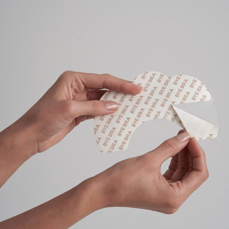 Feuilles adhésives Remonte Seins en soie Marron - Straightening breasts