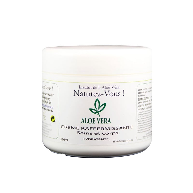 Crème raffermissante Aloe Vera Seins et Corps (500ml) - Crèmes volume poitrine pour travesti
