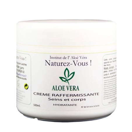 Crème raffermissante Aloe Vera Seins et Corps (500ml) - Crèmes volume poitrine pour travesti