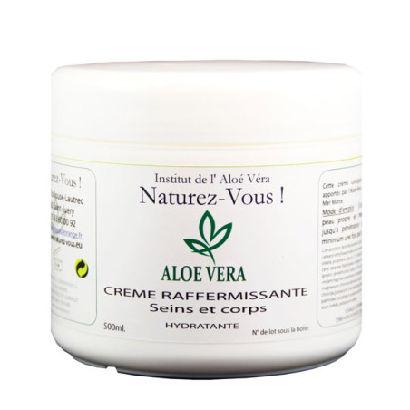 Crème raffermissante Aloe Vera Seins et Corps (500ml) - Crèmes volume poitrine pour travesti Crème raffermissante Aloe Vera Seins et Corps (500ml) - Crèmes volume poitrine pour travesti