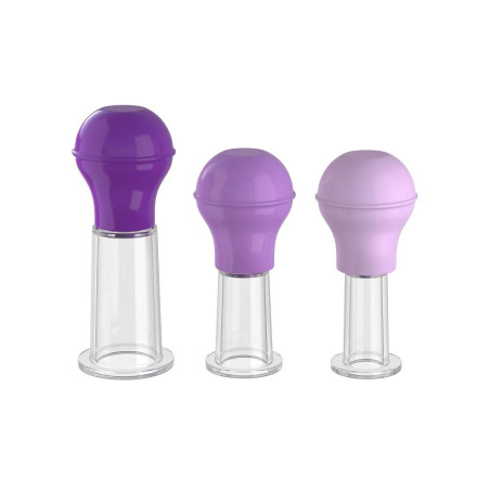 Kit de 3 développeurs de tétons - Pompes à tétons pour travesti Kit de 3 développeurs de tétons - Pompes à tétons pour travesti