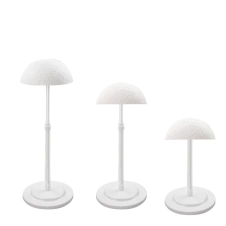 Porte perruque ajustable blanc - Entretien et accessoires pour perruque Porte perruque ajustable blanc - Entretien et accessoires pour perruque