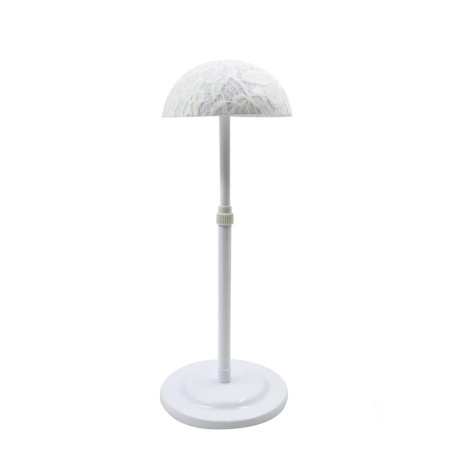 Porte perruque ajustable blanc - Entretien et accessoires pour perruque Porte perruque ajustable blanc - Entretien et accessoires pour perruque