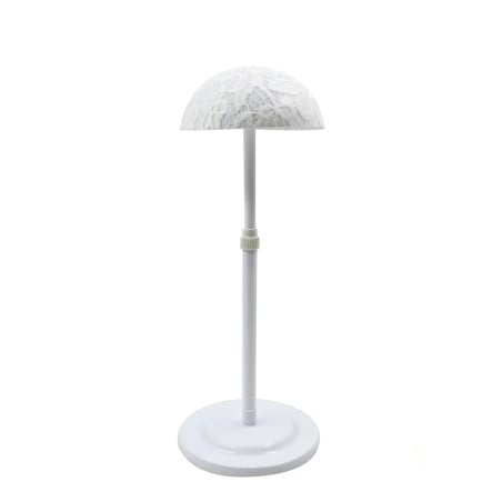 White adjustable wig holder - Care and accessories