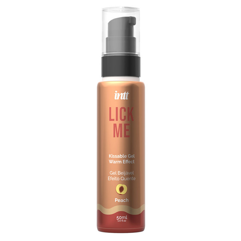 Lick Me Peach Lick Gel (50ml) - Erotic massage for cross-dressers