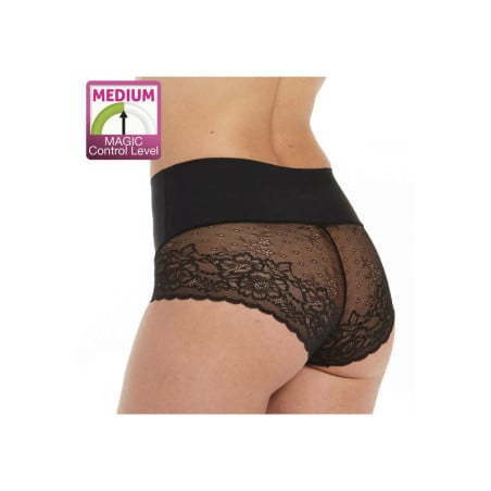 Culotte tucking noire à dentelles - Tucking