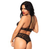 Sexy black crochet set - Sexy set for cross-dressers Sexy black crochet set - Sexy set for cross-dressers