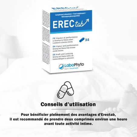 Erectab (4 comprimés) - Aphrodisiaques pour travestis