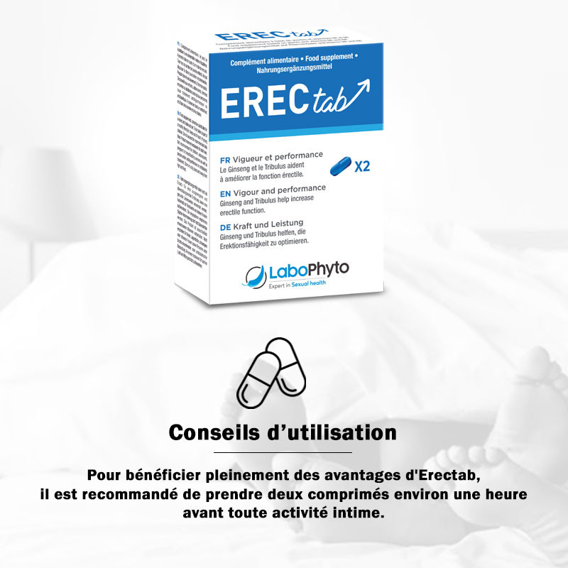 Erectab (2 comprimés) - Aphrodisiaques pour travestis