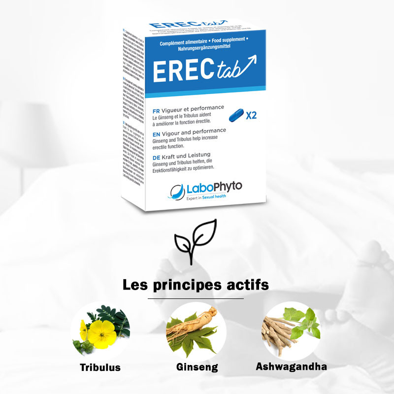 Erectab (2 comprimés) - Aphrodisiaques pour travestis