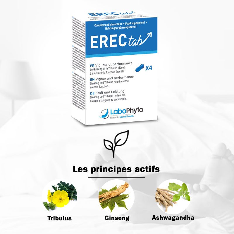 Erectab (4 comprimés) - Aphrodisiaques pour travestis