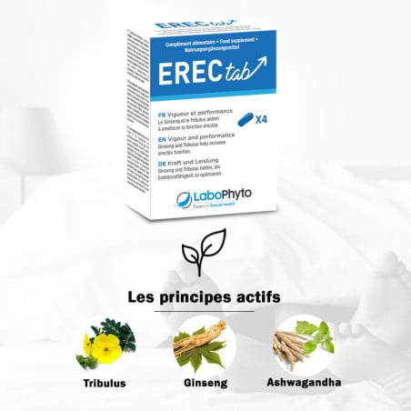 Erectab (4 comprimés) - Aphrodisiaques pour travestis