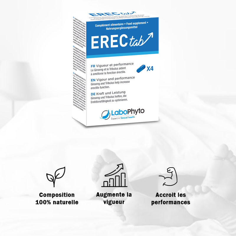 Erectab (4 comprimés) - Aphrodisiacs for cross-dressers