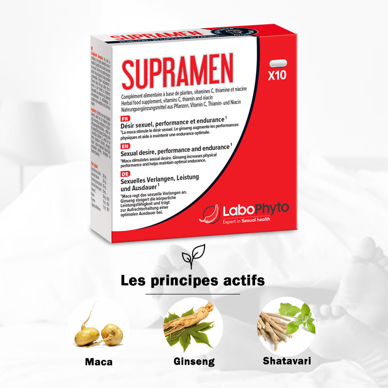 Supramen 10 capsules - Aphrodisiacs for cross-dressers