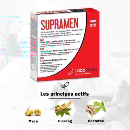 Supramen (10 gélules) - Aphrodisiaques pour travestis