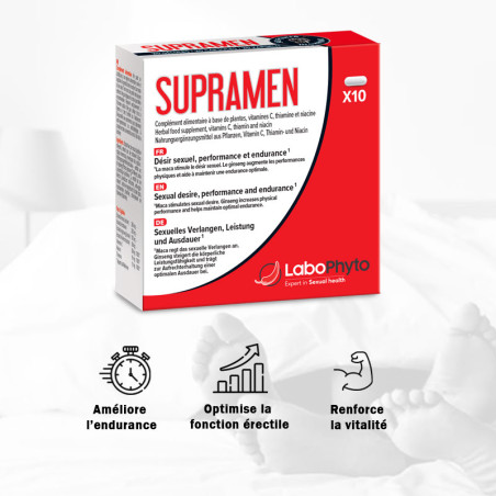 Supramen (10 gélules) - Aphrodisiaques pour travestis