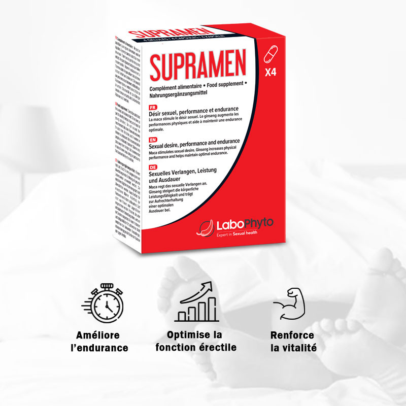 SupraMen (4 gélules) - Aphrodisiacs for cross-dressers