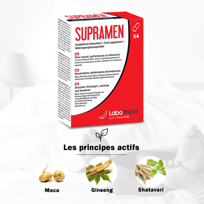 SupraMen (4 gélules) - Aphrodisiacs for cross-dressers